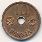 Финляндия, 10 пенни (1941–1943 г.)