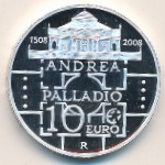 Italy, 10 euro, 2008