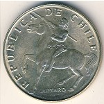 Chile, 5 escudos, 1971–1972