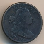 США, 1 цент (1796–1807 г.)