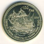 Французские Южные и Антарктические Территории, 100 франков (2013 г.)