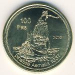 Острова Глорьез., 100 франков (2013 г.)