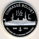 Mayotte., 1.5 euro, 2004