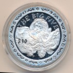 Sierra Leone, 10 dollars, 2001