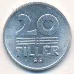 Hungary, 20 filler, 1990–1996