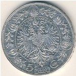 Австрия, 5 крон (1900–1907 г.)