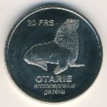 Французские Южные и Антарктические Территории, 20 франков (2011 г.)