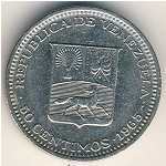 Venezuela, 50 centimos, 1965–1985