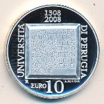 Italy, 10 euro, 2008
