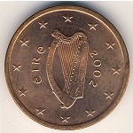 Ирландия, 5 евроцентов (2002–2018 г.)