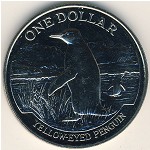 New Zealand, 1 dollar, 1988