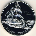 Canada, 1 dollar, 1999