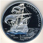 Canada, 1 dollar, 2004