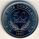 Nicaragua, 50 centavos, 1997