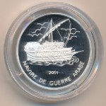 Чад, 1000 франков (2001 г.)
