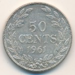 Либерия, 50 центов (1960–1961 г.)