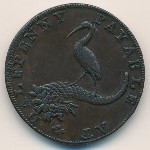Великобритания, 1/2 пенни (1794 г.)