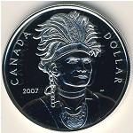 Canada, 1 dollar, 2007