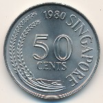 Сингапур, 50 центов (1967–1985 г.)