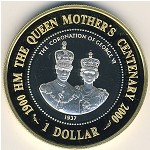 Bermuda Islands, 1 dollar, 2000