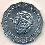 Австралия, 50 центов (1991 г.)