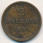 Guernsey, 2 doubles, 1868–1911