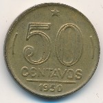Brazil, 50 centavos, 1948–1956