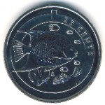 Бермудские острова, 25 центов (2013 г.)