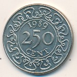Суринам, 250 центов (1987–2015 г.)