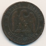 Франция, 10 сентим (1861–1865 г.)