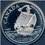 Canada, 10 cents, 1997