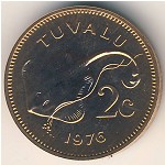 Тувалу, 2 цента (1976–1985 г.)