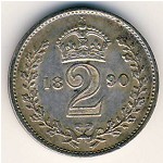 Great Britain, 2 pence, 1888–1892