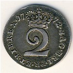 Великобритания, 2 пенса (1763–1786 г.)