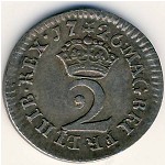 Великобритания, 2 пенса (1717–1727 г.)