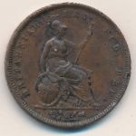 Great Britain, 1 penny, 1825–1827