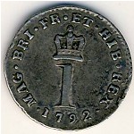 Великобритания, 1 пенни (1792 г.)