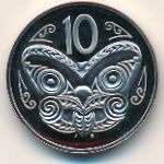 Новая Зеландия, 10 центов (1986–1998 г.)