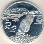 South Africa, 2 rand, 1998
