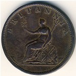 Великобритания, 1/2 пенни (1806–1807 г.)
