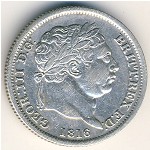 Great Britain, 1 shilling, 1816–1820