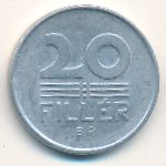 Hungary, 20 filler, 1953–1966