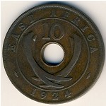 Восточная Африка, 10 центов (1921–1936 г.)