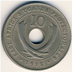 Восточная Африка, 10 центов (1911–1918 г.)