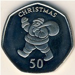 Гибралтар, 50 пенсов (2004 г.)
