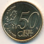Латвия, 50 евроцентов (2014 г.)