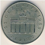 German Democratic Republic, 20 mark, 1990
