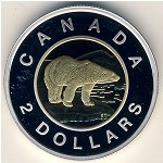 Canada, 2 dollars, 2004–2011