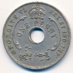 Британская Западная Африка, 1 пенни (1937–1947 г.)