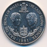 Guernsey, 25 pence, 1981